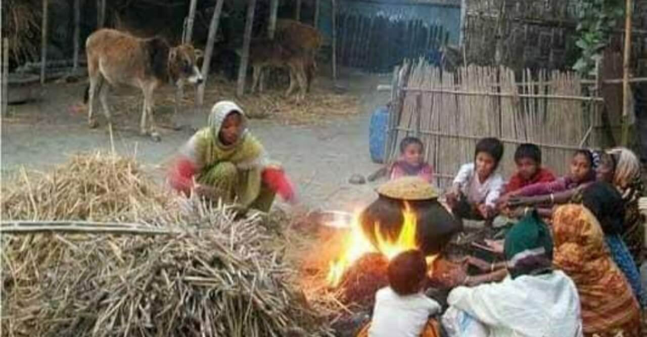শীত বস্ত্রের অভাবে ঠান্ডায় কাহিল ছিন্নমূল শ্রমজীবীরা !