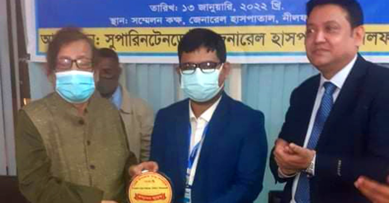 নীলফামারী জেলার স্বাস্থ্য বিভাগের মধ্যে ডোমার ‘শ্রেষ্ঠ উপজেলা’ হিসেবে নির্বাচিত