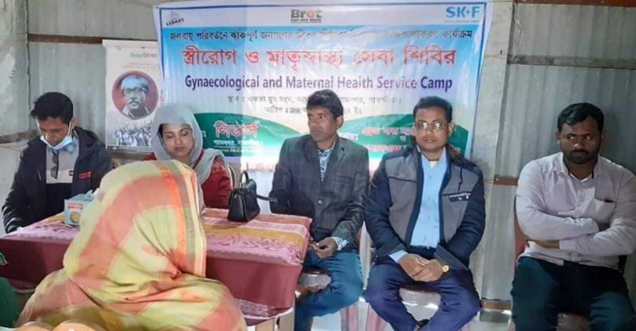 ক্ষতিগ্রস্থ উপকূলবাসীর জন্য ফ্রি মাতৃস্বাস্থ্য সেবা ক্যাম্প