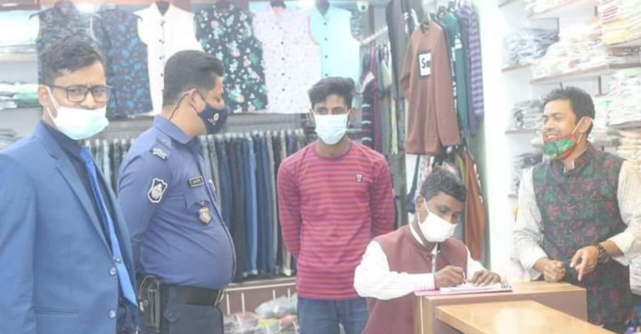 ভ্রাম্যমাণ আদালতে ৫ মামলায় ঊনত্রিশ শত টাকা জরিমানা 