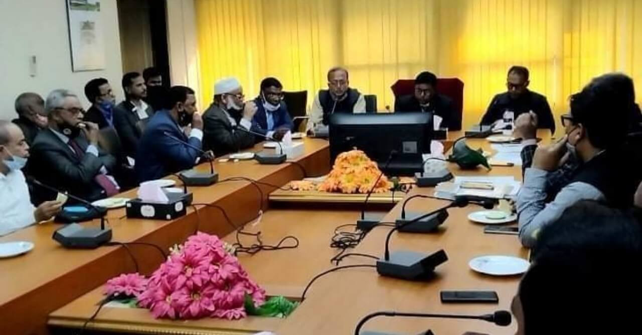 রহনপুর রেলষ্টেশনে জিএম (পশ্চিমাঞ্চল) এর সাথে মতবিনিময়