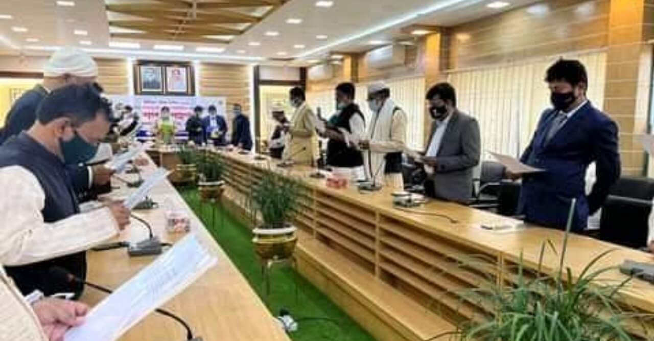 বানিয়াচংয়ে নির্বাচিত চেয়ারম্যান সদস্যদের শপথ গ্রহন অনুষ্ঠিত