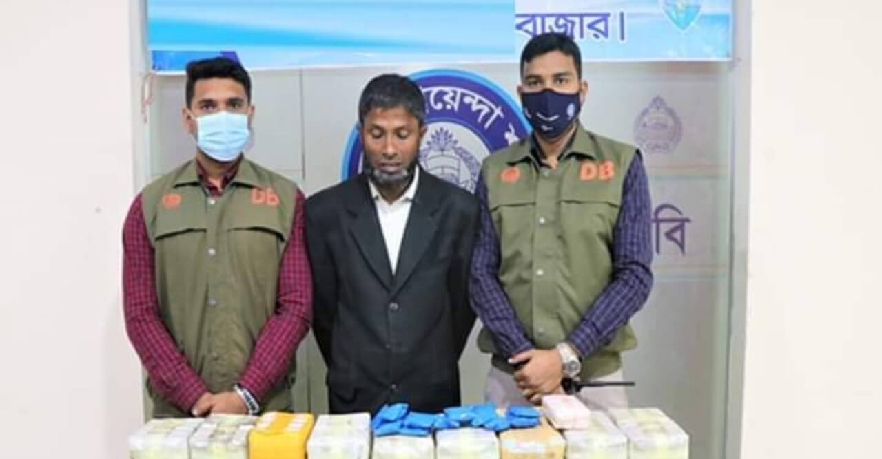 কক্সবাজারে গোয়েন্দা পুলিশের অভিযানে ২ লক্ষ ৭৪ হাজার ইয়াবাসহ আটক ১