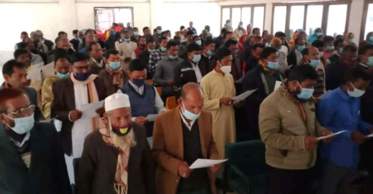 ডোমারের ১০ ইউপির নবনির্বাচিত সদস্যদের শপথ গ্রহণ অনুষ্ঠিত