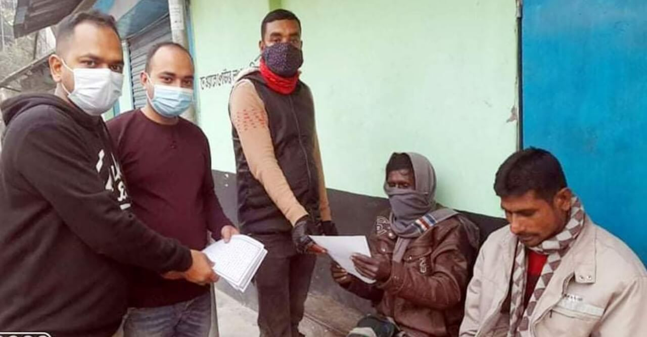 নড়াইলে ওমিক্রন মোকাবেলায়  সেতু বন্ধন ফাউন্ডেশনের প্রচারাভিযান