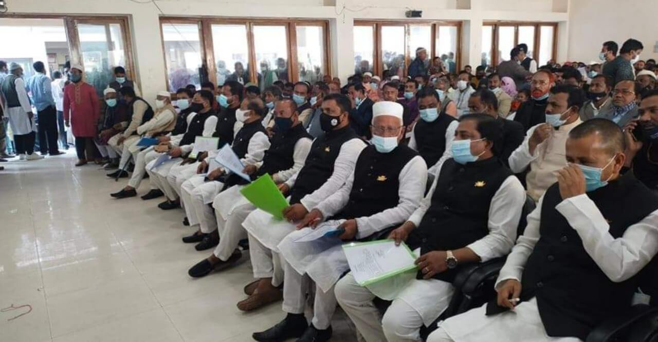 ভোলায় চেয়ারম্যান ও মেম্বারদের শপথ গ্রহন  অনুষ্ঠিত