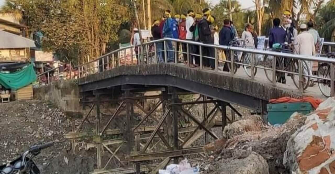 বরগুনায় ভারানি খাল পুঃনখননে ১১টি ব্রীজ চরম ঝুঁকিপূর্ন