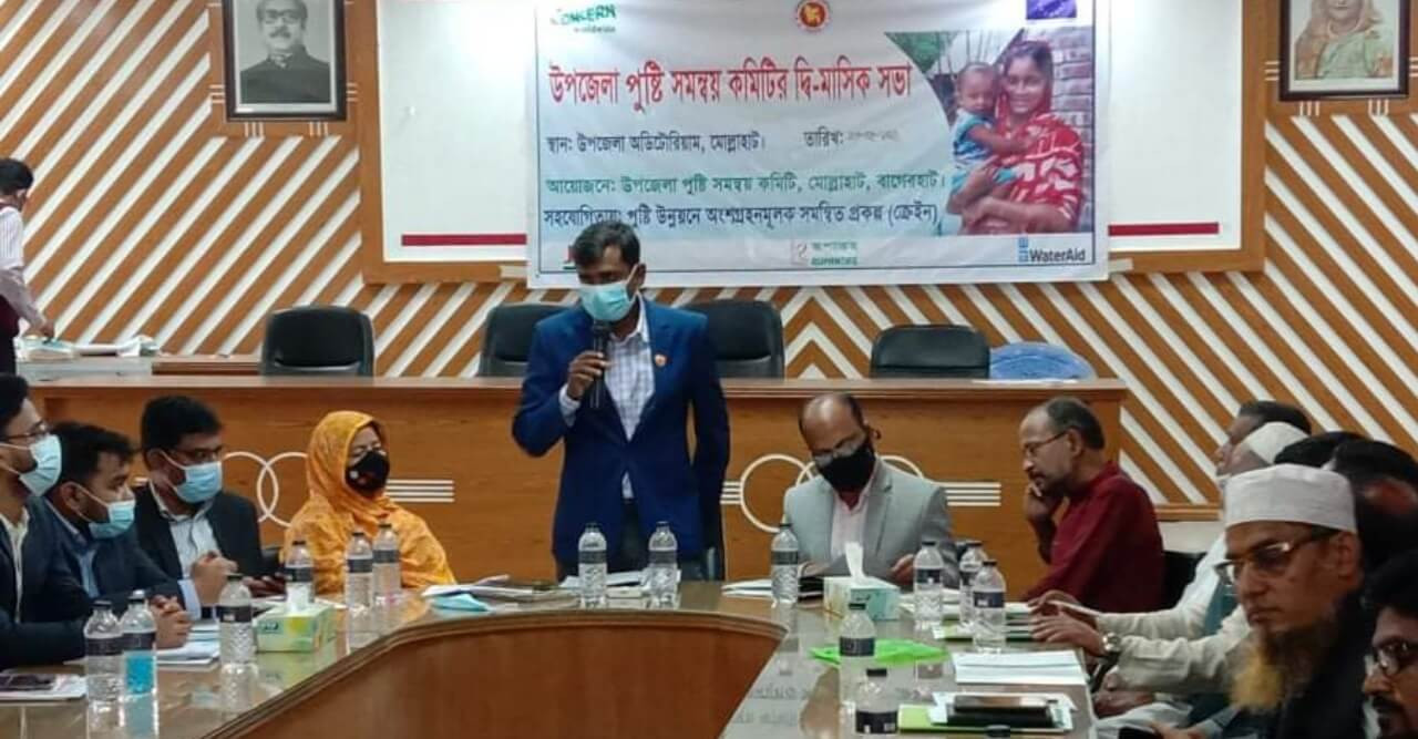 মোল্লাহাটে জেলা কমিটির পর্যবেক্ষন ও উপজেলা পুষ্টি সমন্বয় কমিটির দ্বি-মাসিক সভা