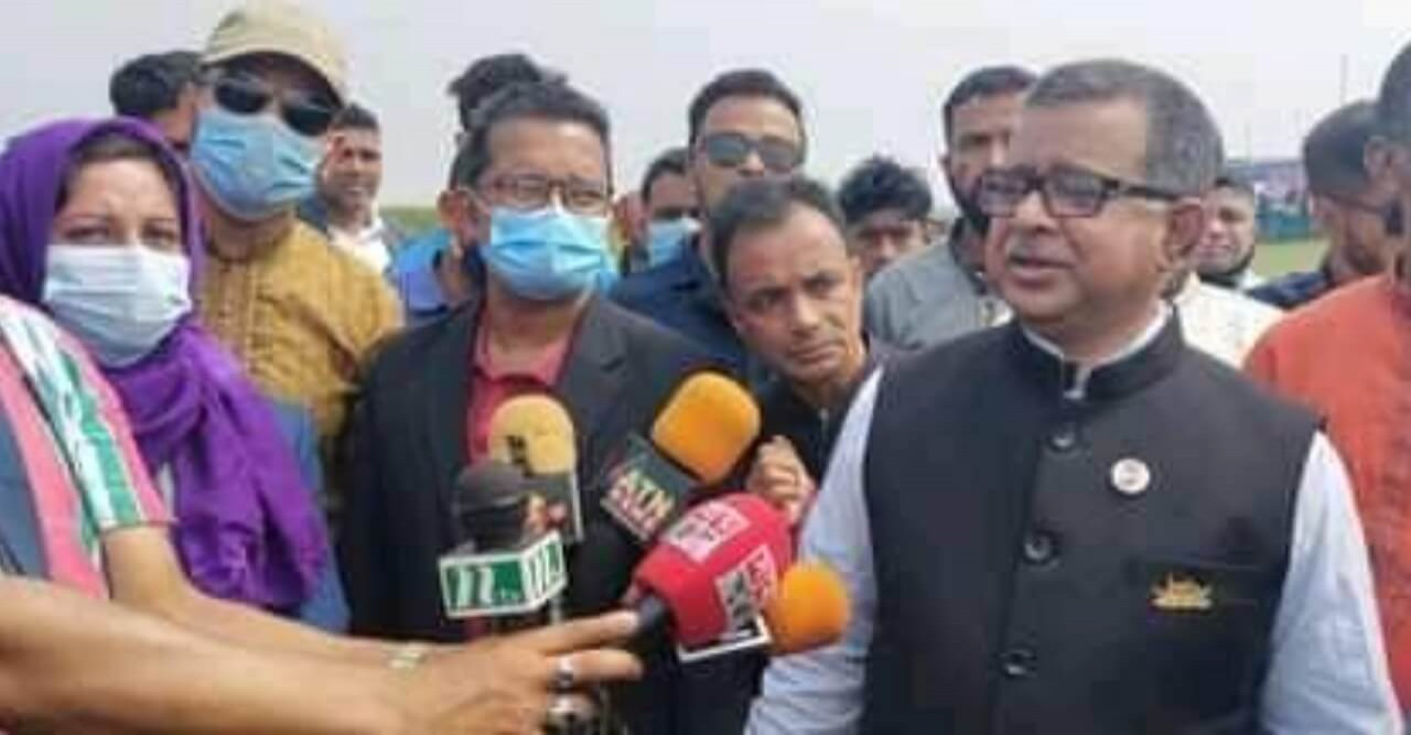 পৃথিবীর সবচেয়ে বড় গ্রাম বানিয়াচং লক্ষীবাওর জলাবনে রেস্ট হাউজের ভিত্তিপ্রস্তর উদ্বোধন