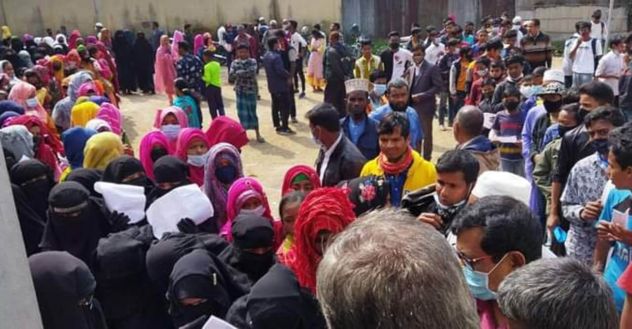 ডোমারে করোনা প্রতিরোধক টিকাদান কর্মসূচি অনুষ্ঠিত