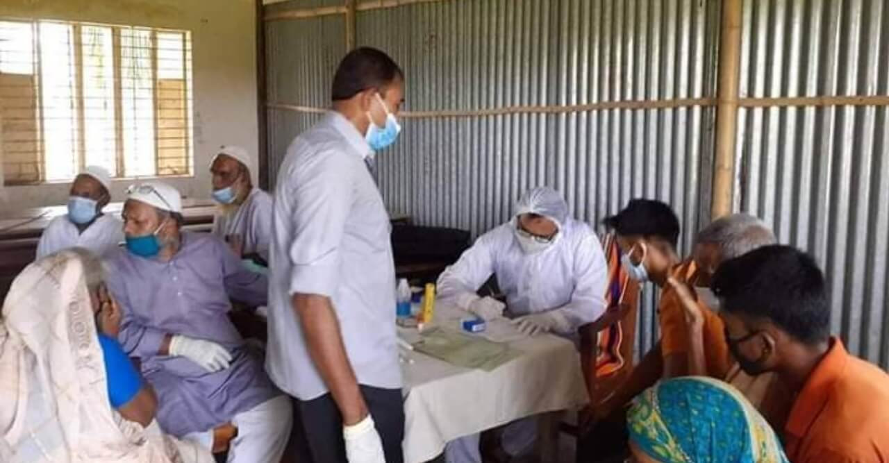 ফ্রেন্ডস ব্লাড ডোনার ক্লাব উদ্যোগে বিনামূল্যে চক্ষু শিবির ক্যাম্প