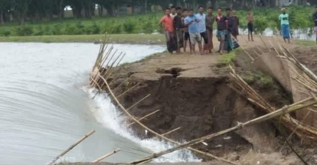 সুনামগঞ্জে কৃষকদের দুঃখ শুরু