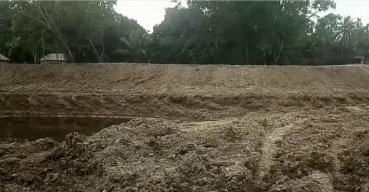 নড়াইলের লোহাগড়া সরকারি আদর্শ মহাবিদ্যালয়ের মাঠ ভূমিদস্যুদের কবলে