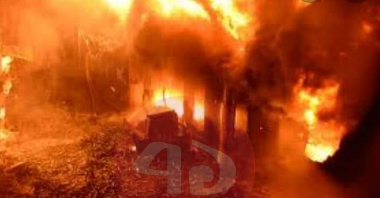 সিলিন্ডার বিস্ফোরণে ভয়াবহ অগ্নিকাণ্ড