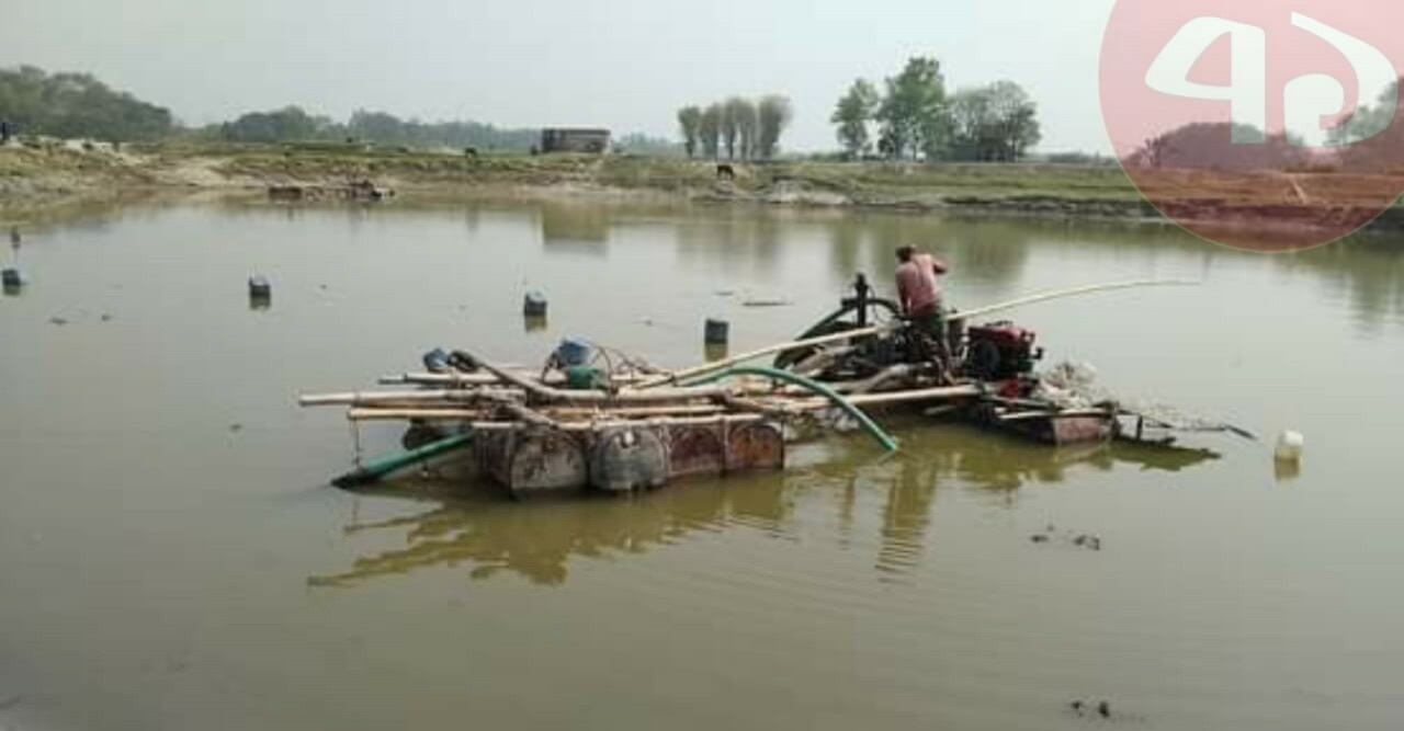 কৈখাীতে অবৈধ বালু উত্তোলনের মহোৎসব, প্রশাসন নিরব