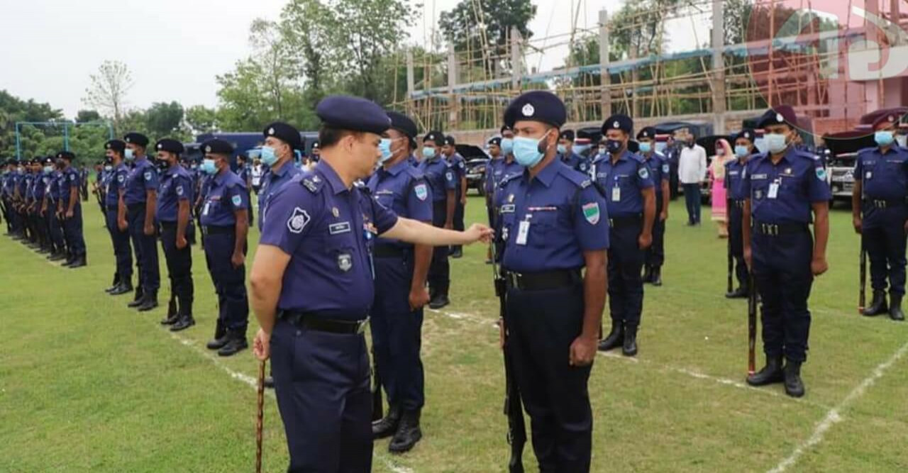 চুয়াডাঙ্গা জেলা পুলিশের সাপ্তাহিক মাস্টার প্যারেড