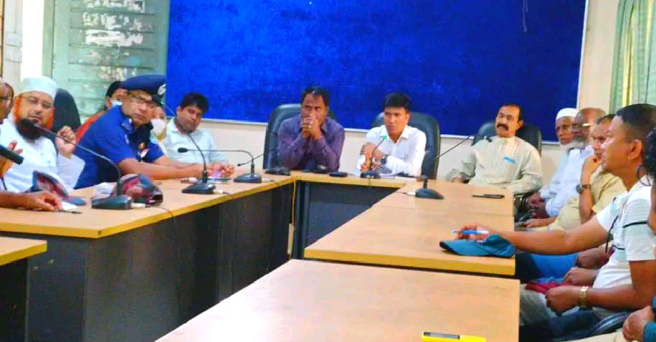 ডোমারে আইন-শৃঙ্খলা বিষয়ক সভা অনুষ্ঠিত