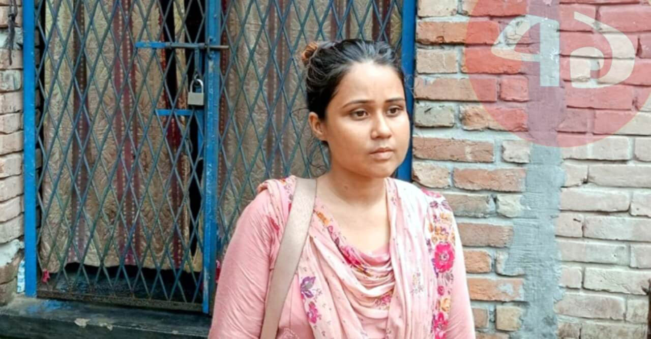 নড়াইলে প্রেমিকের বাড়ীতে প্রেমিকার অনশন