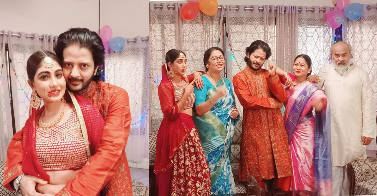 "বাটপারের বিয়ে" নাটকে কায়েস আরজু-সুস্মিতা সিনহা