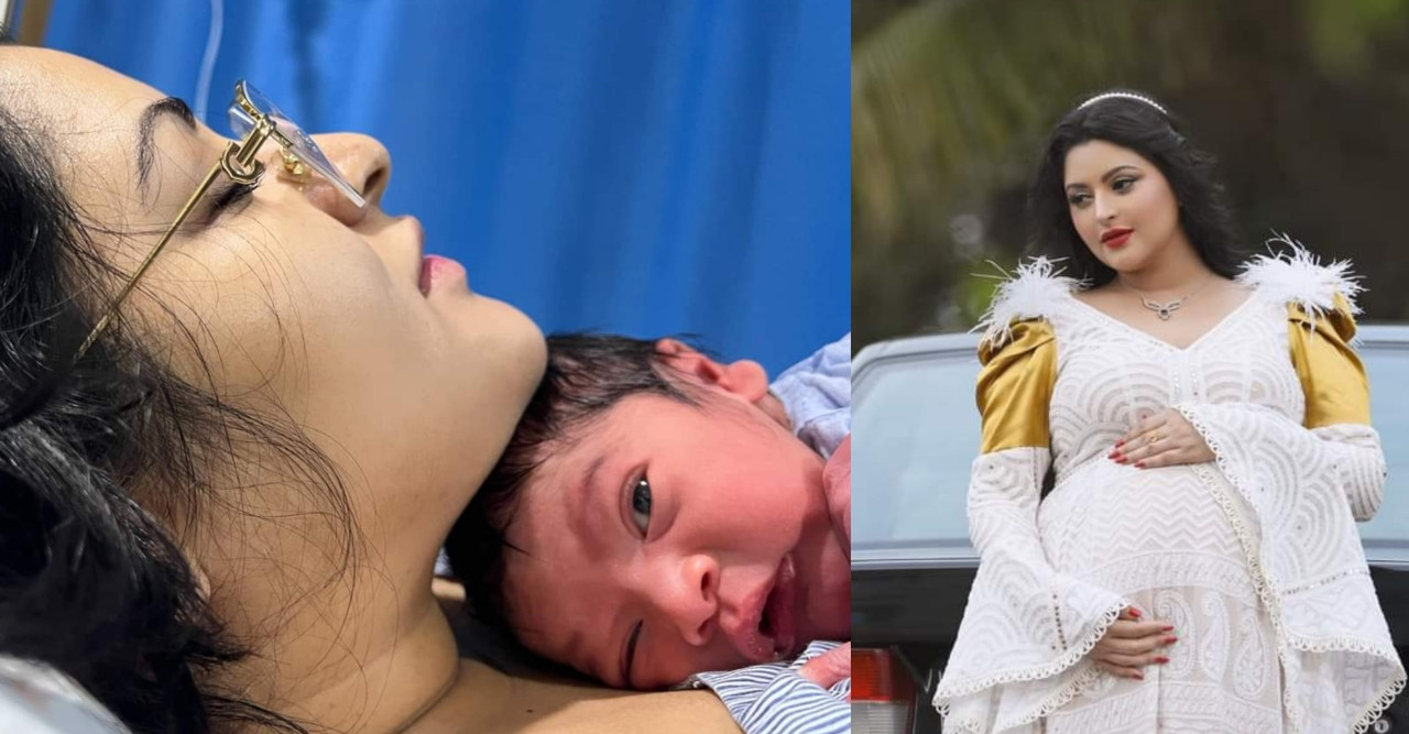 পুত্র সন্তানের ছবি প্রকাশ করলেন পরীমনি