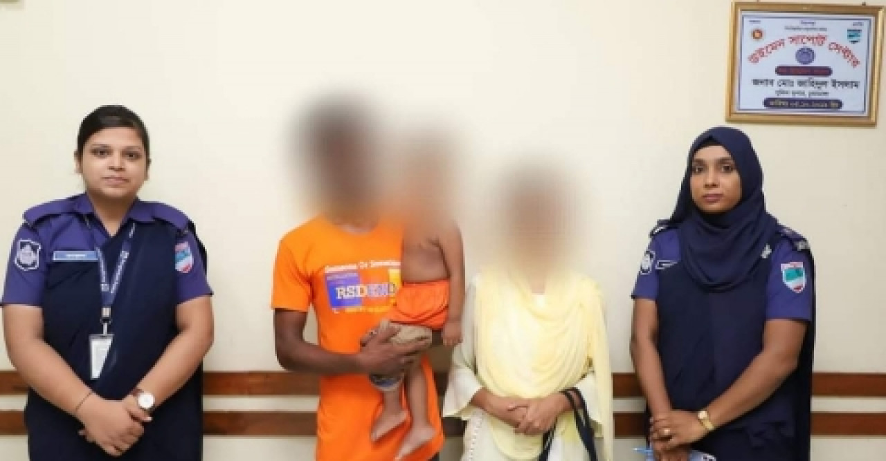 শিশু সন্তান তানভীর পেল পিতৃস্নেহ