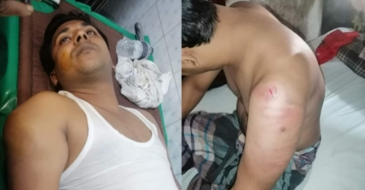 সাংবাদিকের উপর সন্ত্রাসী হামলা