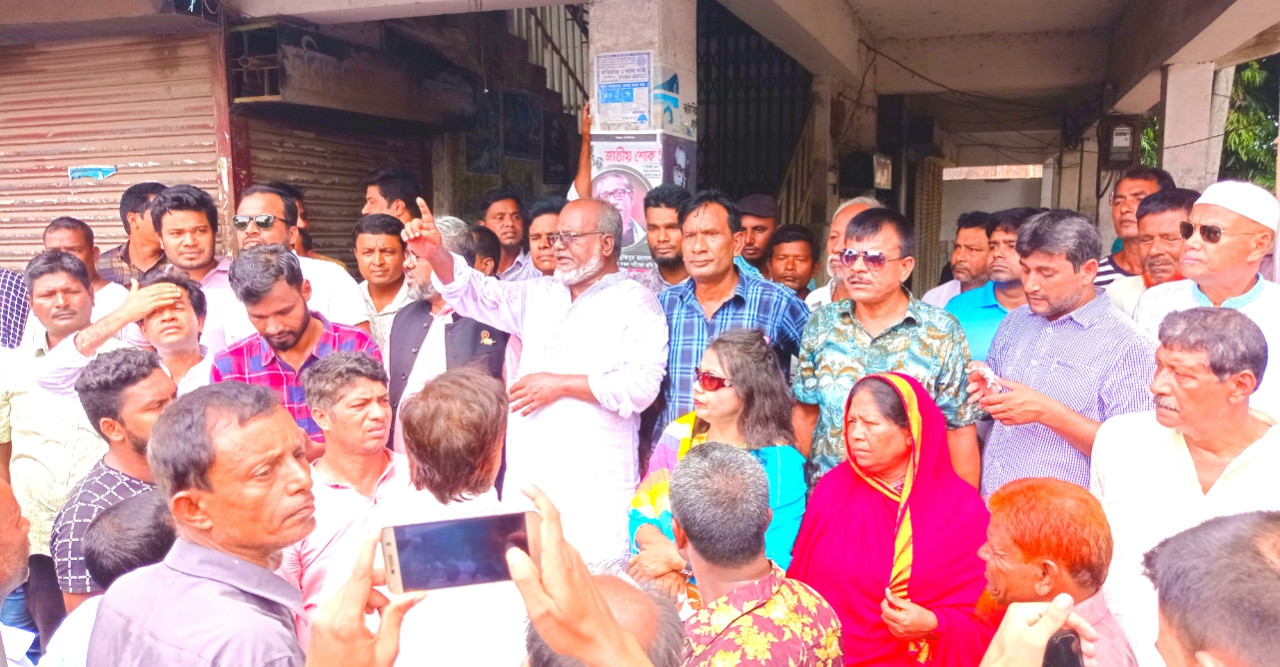 ডোমারে আওয়ামী লীগের অবস্থান কর্মসূচি