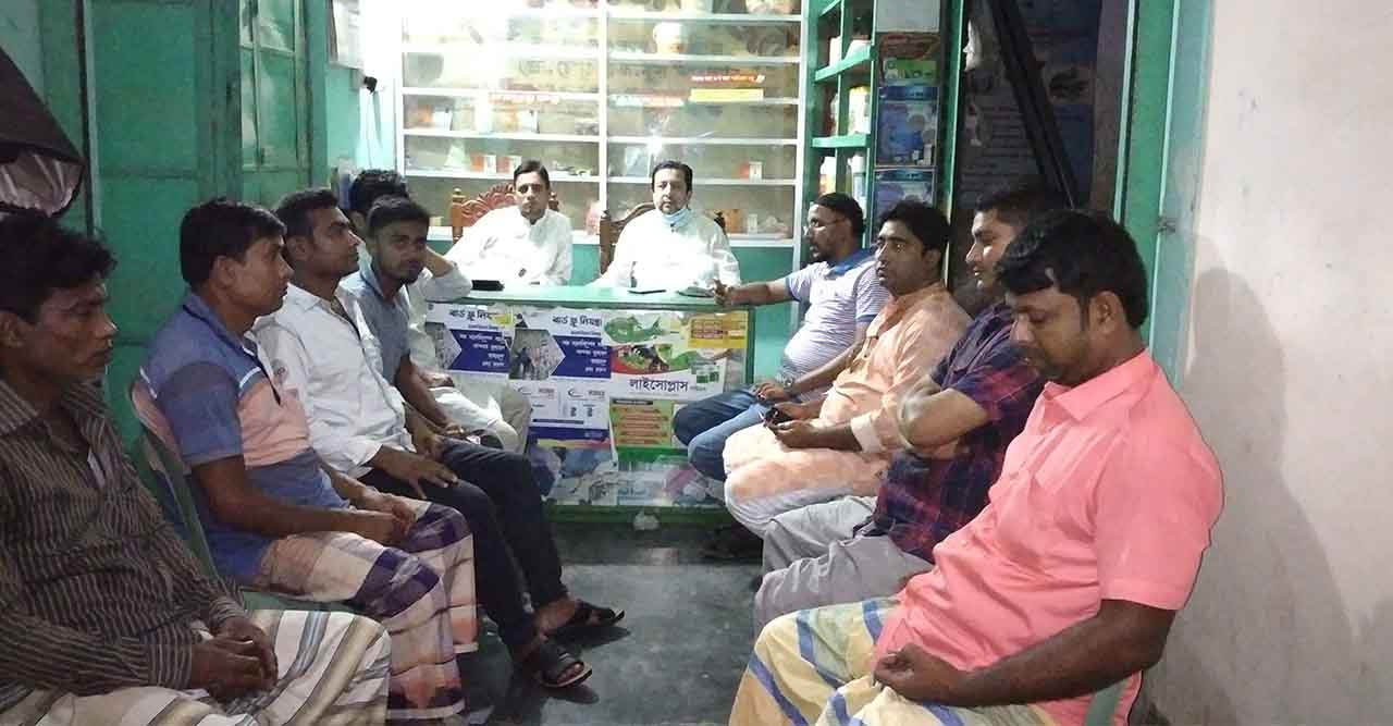 দুর্গাপুরে বিএনপির নেতা-কর্মীদের ঈদ শুভেচ্ছা বিনিময়