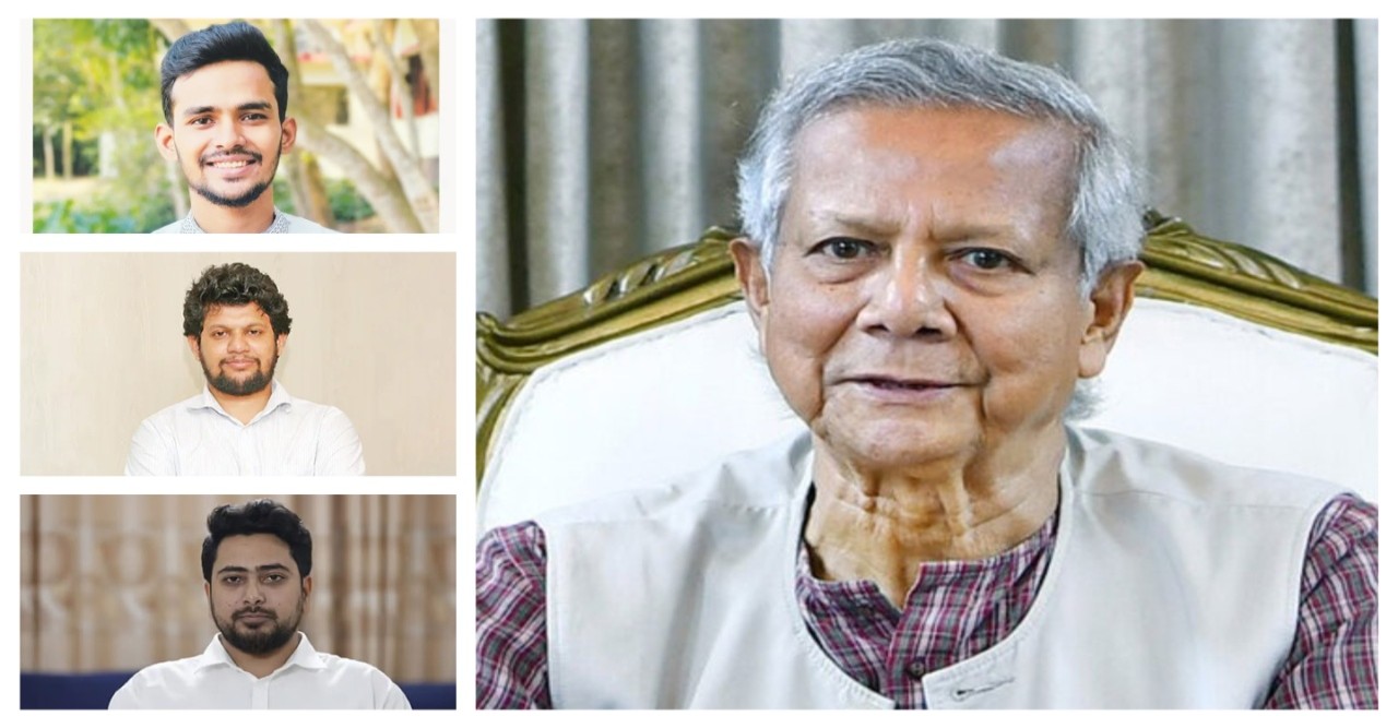 প্রধান উপদেষ্টার সঙ্গে নাহিদসহ দুই উপদেষ্টার সাক্ষাৎ