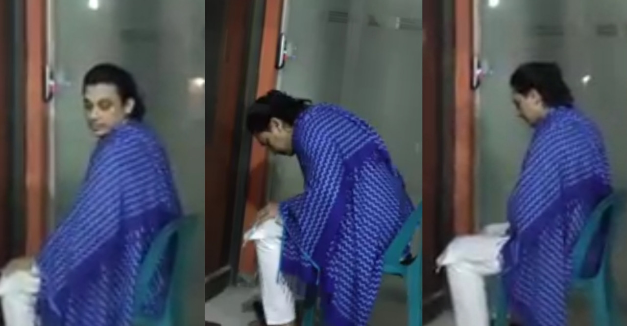 চেয়ারে বসে নামায পড়লেন জায়েদ খান ভিডিও ভাইরাল