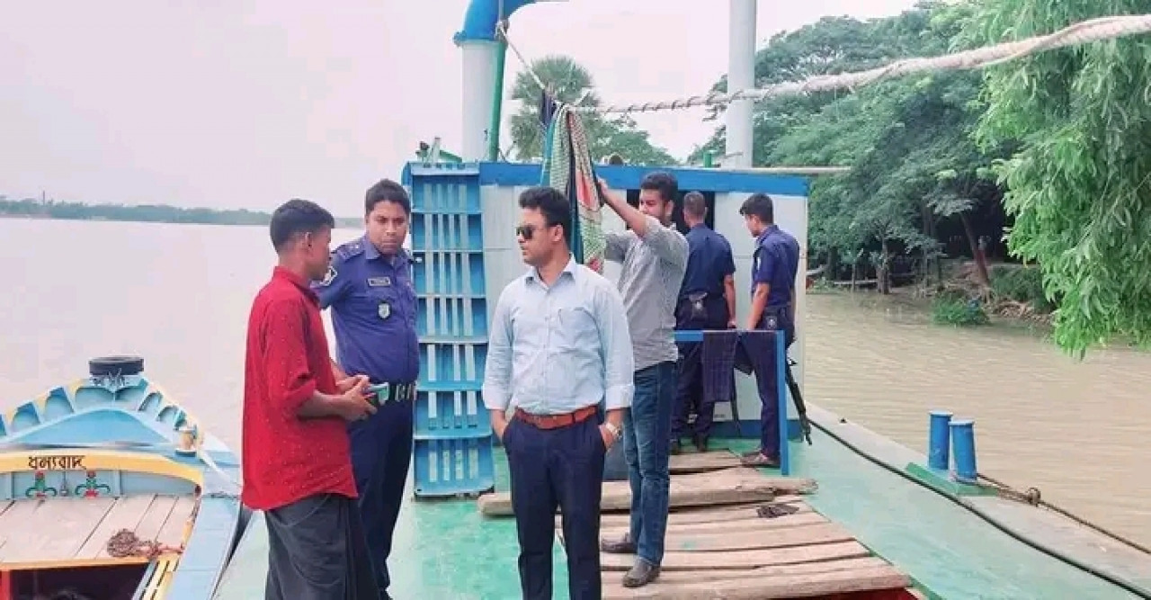 বাকেরগঞ্জে অবৈধ ভাবে বালু উত্তোলন;এসিল্যান্ডের অভিযানঃ কারাদন্ড