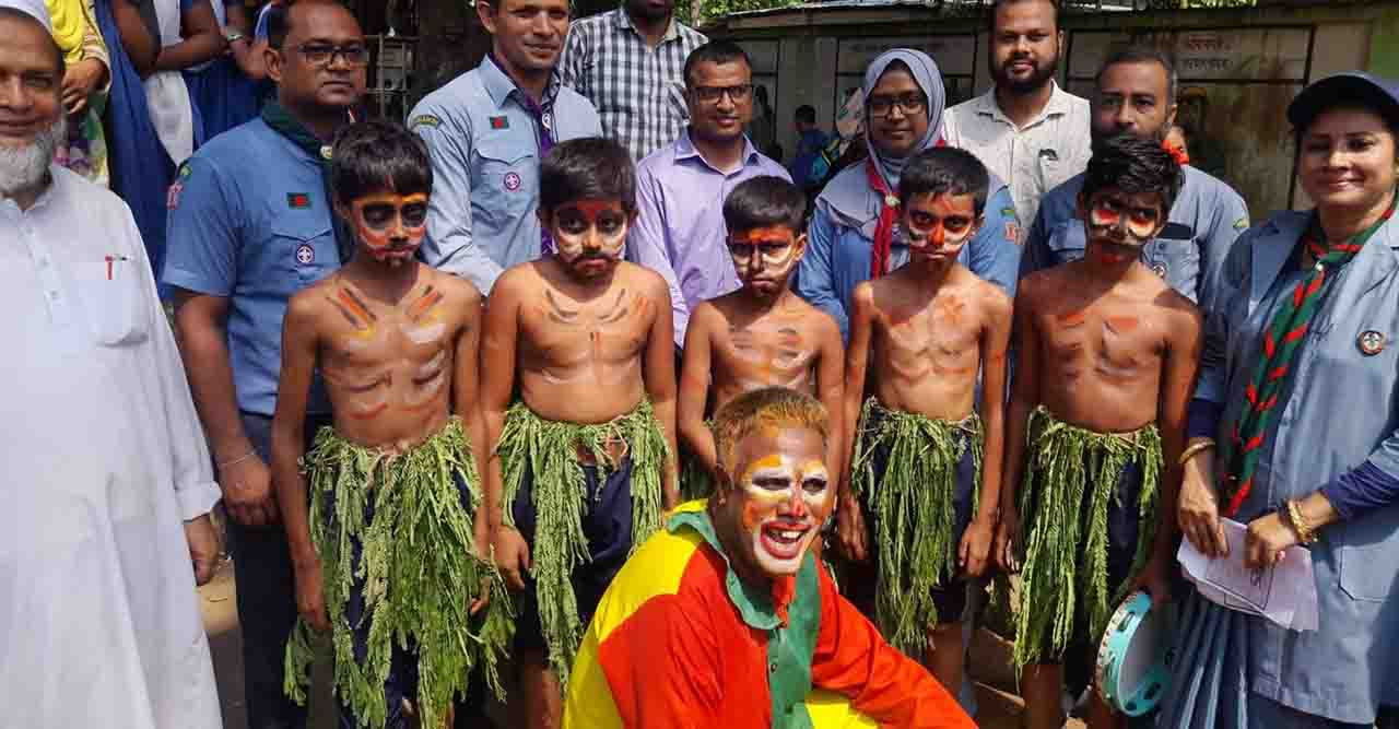 শেরপুরে কাব হলিডে উদযাপন