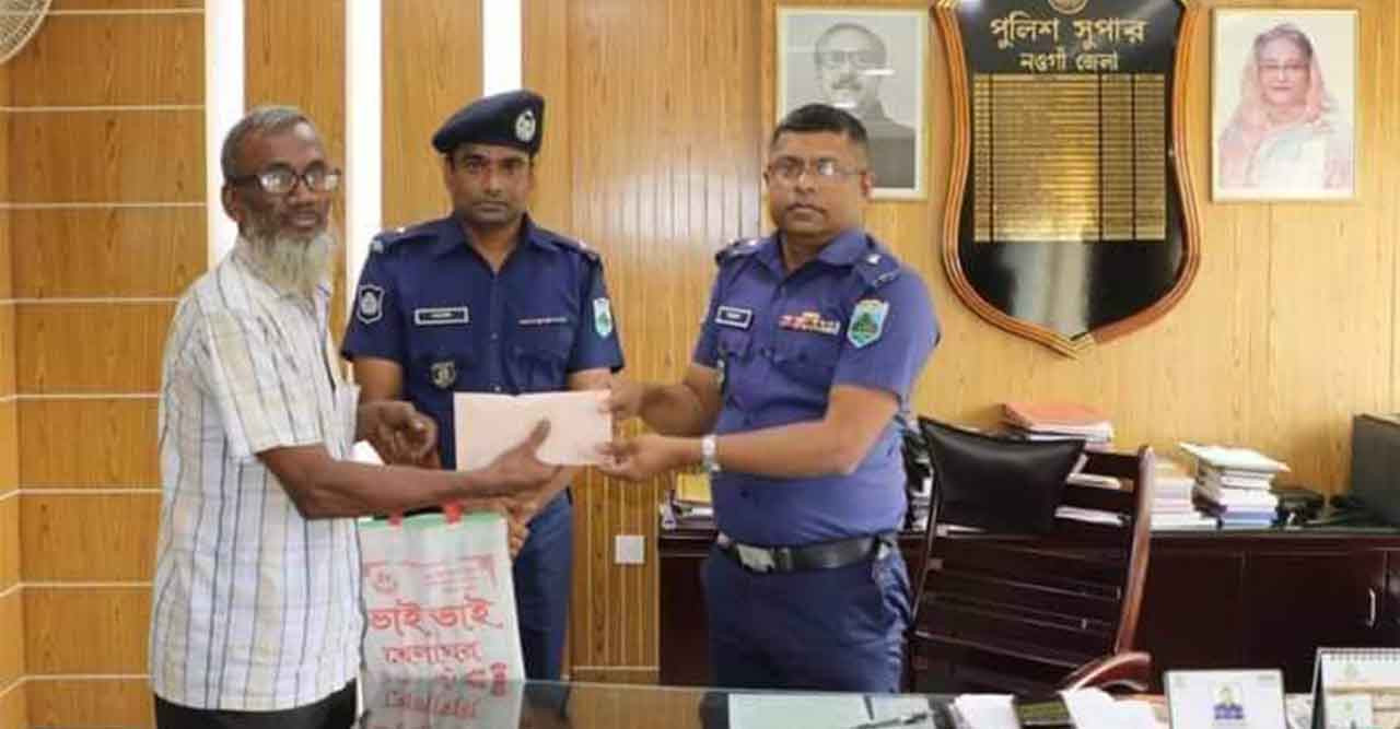 মানবিক পুলিশ সুপারের মানবিক উদ্যোগ