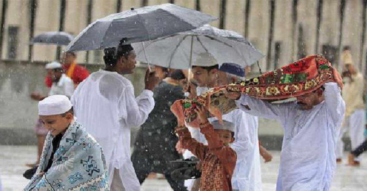 ঈদের দিন সারা দেশে ঝোড়ো হাওয়াসহ বৃষ্টির আভাস