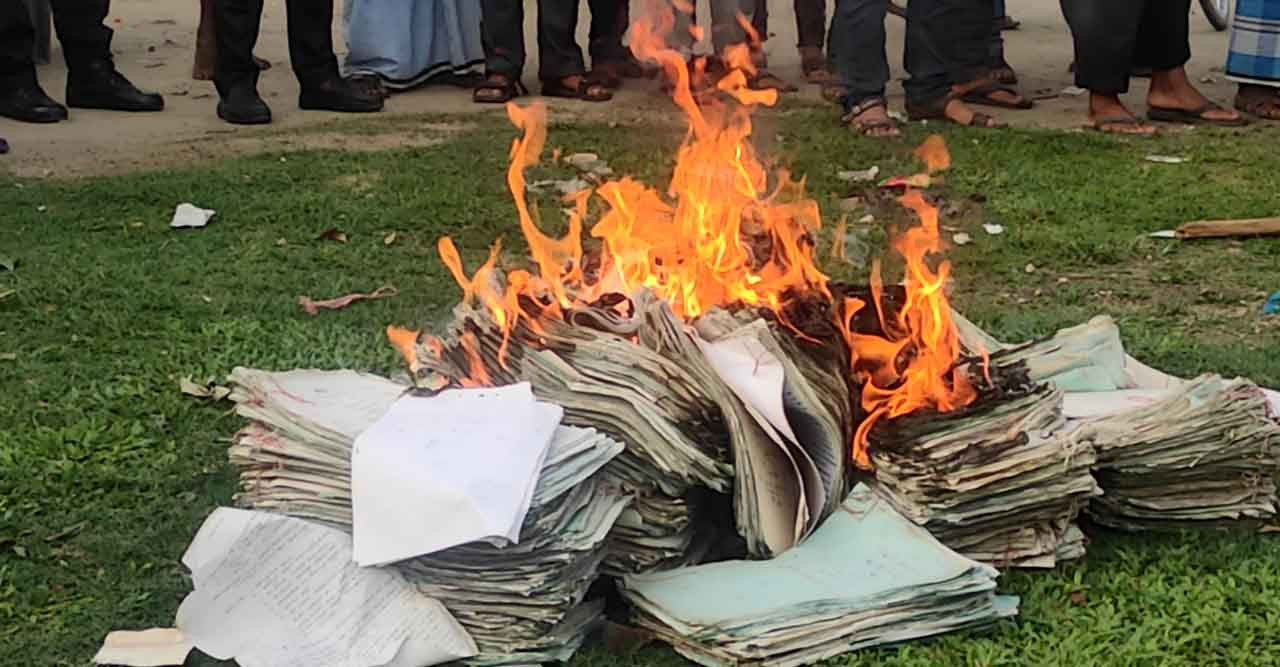 নিষ্পত্তিকৃত ৮০৭টি মামলার মধ্যে ৯৪টি মাদক মামলার আলামত ধ্বংস